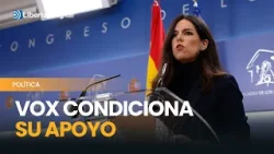 Vox condiciona su apoyo al discurso de Guardiola