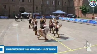 The "Torri Metelliane" Under-15 flag throwers are Italian Champions at the FISB Tournament