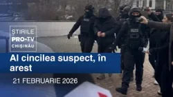Știrile PRO TV (ORA 20:00) | AL CINCILEA SUSPECT, ÎN AREST | Moldova Știrile PRO TV (ORA 20:00) | AL CINCILEA SUSPECT, ÎN AREST | Moldova