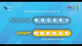Totoloto and Joker Draw - September 26, 2026