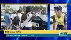 Tour de Guadeloupe: Boris Carène, the emotion of a champion still carried by the crowd