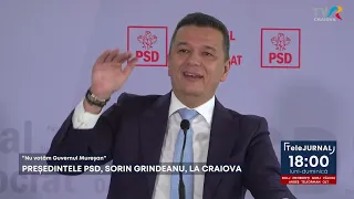 PREȘEDINTELE PSD, SORIN GRINDEANU, LA CRAIOVA