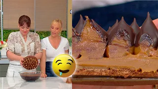 ¡A PURO ANTOJO! Increíble tarta de conitos de dulce de leche y chocolate preparada por Corbetta
