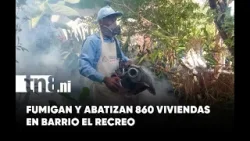 Fumigan El Recreo para eliminar el zancudo transmisor de enfermedades