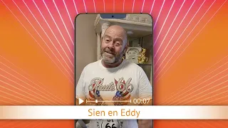 TV Oranje app video message - Sien and Eddy