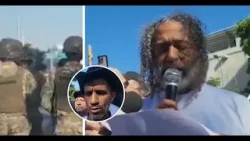 Sacerdotes y campesinos marchan en Santiago contra minería en cordilleras