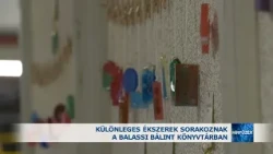 Különleges ékszerek sorakoznak a Balassi Bálint Könyvtárban