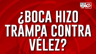 ¿Boca hizo trampa contra Vélez? ¿Descalifican al Xeneize?