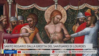 Il Santo Rosario di Lourdes di oggi, Martedì 04 Novembre 2025, Misteri del Dolore