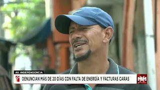 Residentes denuncian más de 20 días de apagones y facturas elevadas