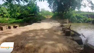 Genimillo community cut off due to collapsed bridge and landslides on the road