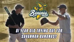 81-Year-Old Robbie Herrelson Hopes To Make The Savannah Bananas ?⚾️ 