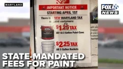 В штате Мэриленд введены новые сборы за краску, что вызвало возмущение, поскольку некоммерческая ... В штате Мэриленд введены новые сборы за краску, что вызвало возмущение, поскольку некоммерческая ...