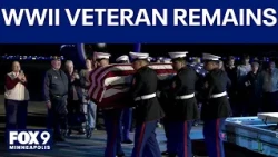 Remains of World War II US Marine returned to Minnesota