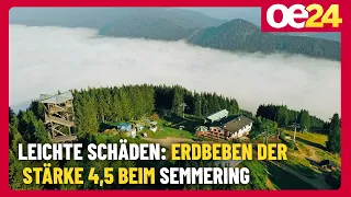 Minor Damage: 4.5 Magnitude Earthquake Near Semmering