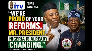 “Your Reforms Are Changing Nigeria.” — Senate President Akpabio | TMI SOCIALS