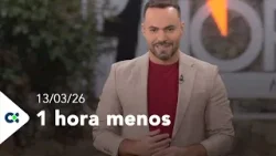 1 hora menos | 13/03/26