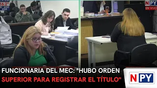 MEC Official: "There Was a Direct Order to Register the Degree"