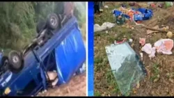 Carretera de Nandaime a Ochomogo: Volcamiento de camión en deja a varios comerciantes heridos