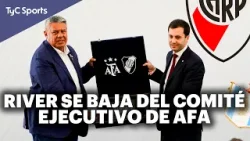 ??? RIVER INFORMÓ QUE NO PARTICIPARÁ DE LAS REUNIONES DE AFA POR FALTA DE "MECANISMOS CLAROS"