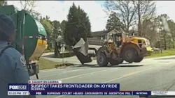 Man stole frontloader, led police on wild chase, before being stopped by another frontloader