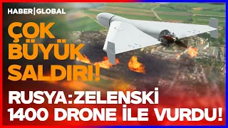 HELLISH ATTACK FROM UKRAINE! Russia Hit by Over 1400 Drones, Many Places Burning!