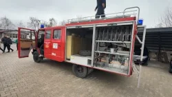 Противпожарно возило за ДПД Виница донираше Ротари клубот Кочани - Виница