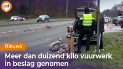 GROTE VUURWERKVANGST bij GRENSCONTROLE