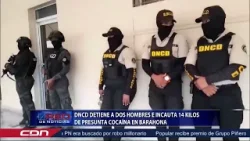 Dncd detiene a dos hombres e incauta 14 kilos de presunta cocaína en Barahona