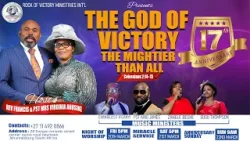 Rock of Victory Ministries Int’l Presents:17TH ANNIVERSARY CELEBRATION From 20TH March to 22ND March