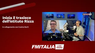 Inizia il trasloco dell'istituto Rizza - In collegamento con Cosimo Burti