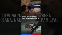 OFW na may pa-sorpresa sana, naunahan ng pamilya! | GMA News Feed