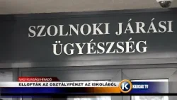 ELLOPTÁK AZ OSZTÁLYPÉNZT AZ ISKOLÁBÓL