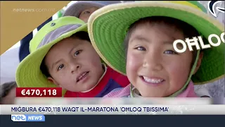 Miġbura €470,118 waqt il-maratona “Oħloq Tbissima”