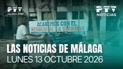 📺 PTV MÁLAGA NEWS HD | Housing protest camp clears out of Constitution Square | Oct 13