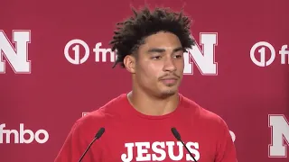 Nebraska Defensive Back Donovan Jones | Sept. 12, 2026 Press Conference