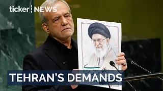 Iran's UN speech amid U.S. conflict