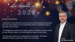 VIDEO//LA MULȚI ANI, 2026!LUCIAN BRANIȘTE, PRIMARUL MUNICIPIULUI VASLUI