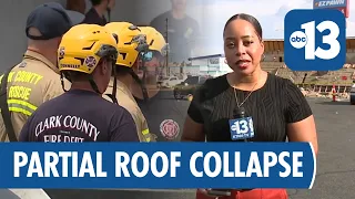 Three treated after partial building collapse at Spring Valley business
