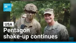 Pentagon shake-up continues: US fires top army general in latest ouster • FRANCE 24 English