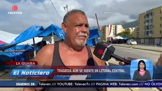 Tragedia aún se siente en el litoral central - El Noticiero emisión meridiana 24/08/26