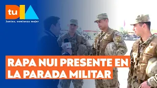 From Easter Island! Military cousins prepare to march in the Military Parade | Tu Día