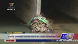 Residents of Barrio Buenos Aires call for attention to the state of the Adán creek in La Ceiba