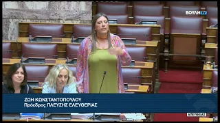 Ζ. Κωνσταντοπούλου (Πρόεδρος ΠΛΕΥΣΗΣ ΕΛΕΥΘΕΡΙΑΣ)(Ενίσχυση της επαγγελματικής ασφάλισης)(27/08/2026)
