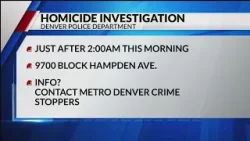 1 dead after assault in southeast Denver