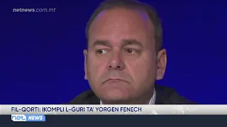 The defense asks about information collected from Keith Schembri's mobile phones