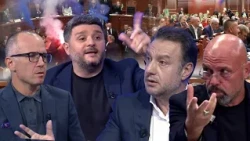 “KUSH JE TI, MORE?!” PLAS mes deputetit të PS dhe gazetarit! “FUNDËRRINA që ngrini KARTONIN!”