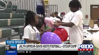 Jalyn Armour-Davis hosts football and STEAM camp at Bishop State