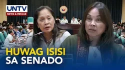 Legarda: Ang Secretary nga ninyo, wala dito eh