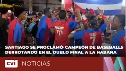 Santiago se proclamó campeón de Baseball5 derrotando en el duelo final a La Habana.